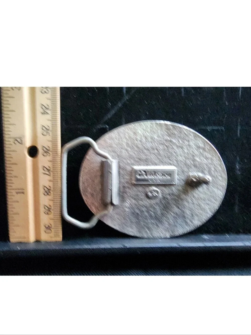 Vintage Skoal Advertising Belt Buckle Used Made In The USA